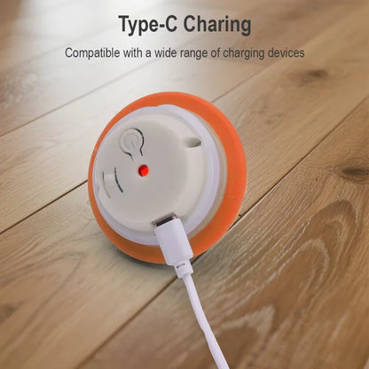 Cat Dog Interactive Ball Toy Automatic Rolling Ball Faux Tail Rechargeable Smart Pet Electric Toy Dog Cat Training Imitate Mouse